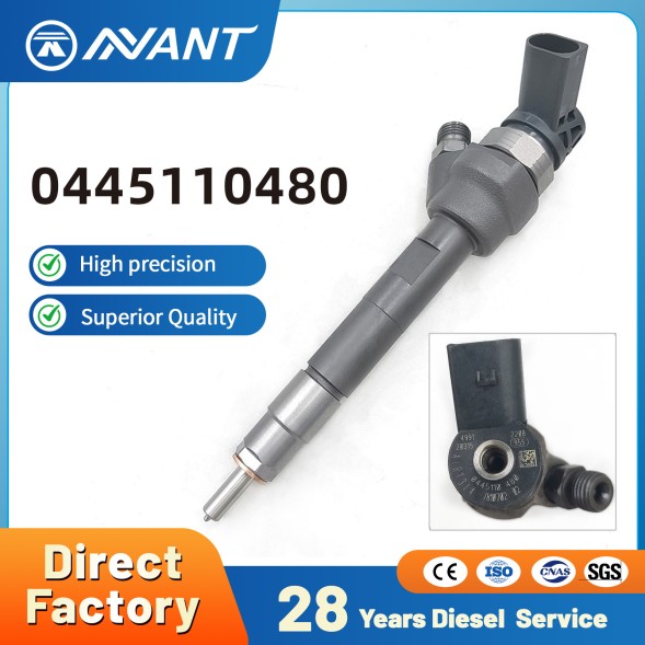 NANT High Quality Diesel Fuel Injector Engine Assembly Injection Valves with Strict Pre-Shipment Testing 0445110480