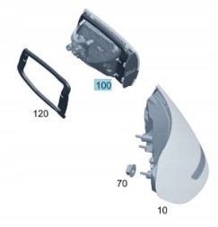 Mercedes-Benz OE A2059062305 Ліхтар задній правий Mercedes W205