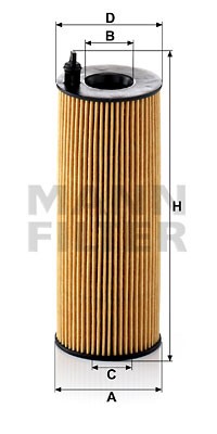 HU 721 5X MANN FILTER Фільтр мастил