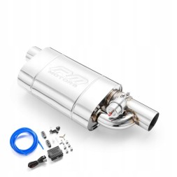 RM Motors PROM.E400/63/300/P НАСКРІЗНИЙ ГЛУШНИК З ВАКУУМНИМ КЛАПАНОМ E400 300 ММ ПРАВИЙ 63,5 ММ RM-MO