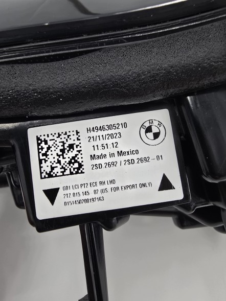 BMW OE НОВІ ОРИГІНАЛЬНІ ЗАДНІ ЛІХТАРІ БАГАЖНИКА BMW X3 G01 9463051 9463052