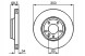 Bosch 0 986 479 251 Гальмівний диск передній вентильований 0 986 479 251
