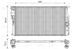Valeo 86743157 VAL Радіатори охолодження valeo 735451