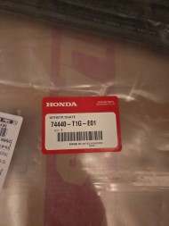 Honda OE 74440-T1G-E01 Ущільнювач кришки багажника CR-V 2013 НОВИЙ ОРИГІНАЛ