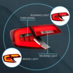 VLAND 81E291-2 LDTO..mhm Задні ліхтарі комплект Vland Led Tuning RED Toyota Camry xv50 2011-2014 z24