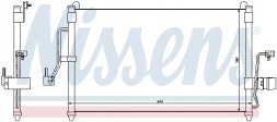 Nissens 94454 Конденсер daewoo нубіра (j100) 99-
