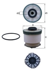KX385D MAHLE ORIGINAL Фільтр палива