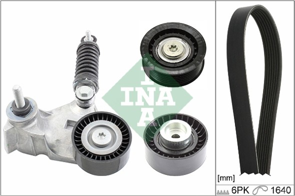 AD BRAKE VIC-265553 Комплект поліклинового ременя 529 0104 10 для FORD MONDEO III, TRANSIT,