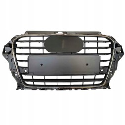 AutoDor D036773 AUDI A3 8V 2012- АТРАПА ПЕРЕДНЯ ГРИЛЬ СРІБНА ЦЕНТРАЛЬНА ХРОМ 8V3853651H