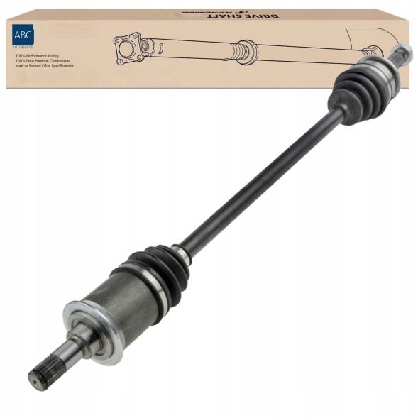 Китай abc-23.01/4/26 ПІВВІСЬ задня ЛІВА HONDA CR-V III RE 2.2i-CTDi 4WD 2.4i-VTEC 4x4 2.0i-VTEC