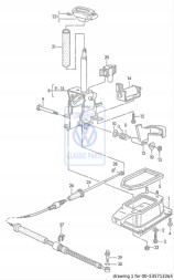 Recco 535713265 Трос автоматичного перемикання передач VW Jetta