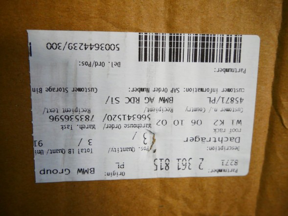 BMW OE BMW F22 F32 F36 F82 F87 BELKI BAGAŻNIKA DACHOWEGO 82712361815 2361815 POPRZECZKI NA RELINGI BMW F22 F32 F36 F82 F87 БАЛКИ ДЛЯ ДАХОВОГО БАГАЖНИКА 82712361815 2361815