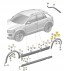 Volkswagen OE 2GA854819E9B9 OE VW 2GA854819E НАКЛАДКА КОЛІСНОЇ АРКИ ЗАДНЯ ЛІВА ЧОРНА VW T-ROC