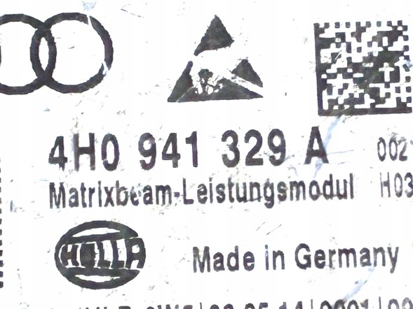 Audi OE 4H0941329A...XX AUDI A8 D4 МОДУЛЬ LED ПЕРЕТВОРЮВАЧ 4H0941329A