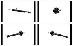 MCS 55334701-1 2x АМОРТИЗАТОРИ ВІДБОЇ ПЕРЕДНІ VW PASSAT B5 96-05 ##