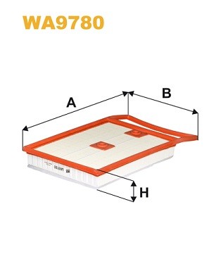 WA9780 WIX FILTERS Фільтр повітряний