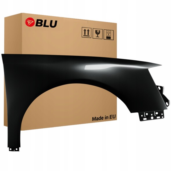 132112782 BLU Крило VW PASSAT B6 L041 LO41 праве чорне 05-10 переднє