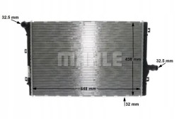 Mahle CR 1539 001S Охолоджувач води cr 1539 001s mahle audi a3