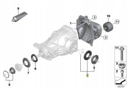 BMW OE 33107564416 Сальник (ущільнювач) коробки передач BMW F01-31 E70 F10 F20 F30
