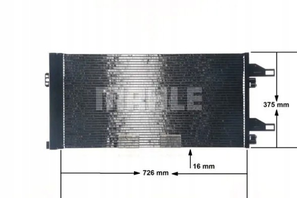 Mahle AC 363 000S Конденсатор радіатора кондиціонування повітря ac 363 000s mahle
