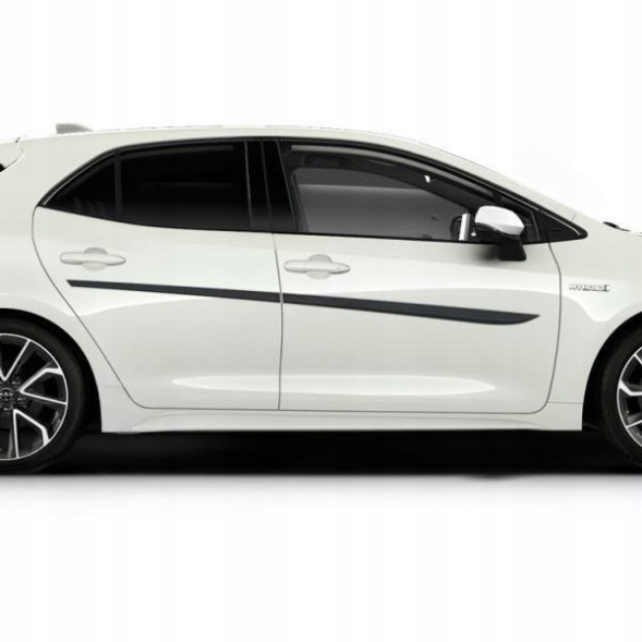 Toyota OE TOYOTA Corolla Накладки на бічні двері, комплект, чорні PW170-02003 Оригінал