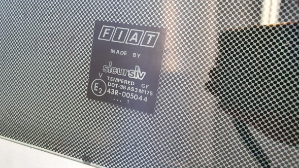 Fiat OE 43R-005044 FIAT MARENGO КУЗОВ СКЛО ЛІВО ЗАДНЕ ORG НОВЕ