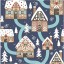 Febi bilstein 102702 Серветки 33 х 33 см gingerbread houses on вмс 20шт. 01-92