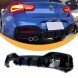 Китай Dyfuzor Dokładka BMW F20 F21 2015+ M Pakiet Дифузор BMW F20 F21 2015+ Чорний Блиск Накладка Заднього Бампера МП