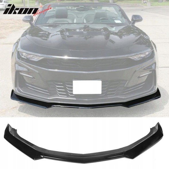 Ikon Motorsports JGD-CM19-CSGB Спойлер переднього бампера Глянець CAMARO 2016-2023 рр