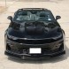 Ikon Motorsports JGD-CM19-CSGB Спойлер переднього бампера Глянець CAMARO 2016-2023 рр