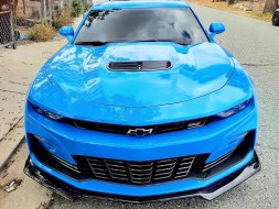Ikon Motorsports JGD-CM19-CSGB Спойлер переднього бампера Глянець CAMARO 2016-2023 рр