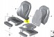 BMW OE 7450449 Килимок підігрів сидінь BMW G30 G32 USA