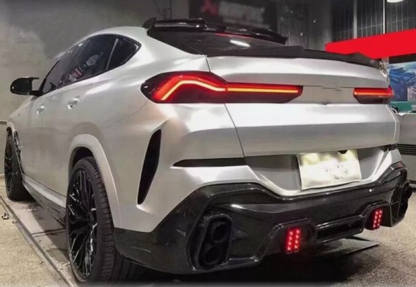 Китай 12156165186 Спойлер Лоток Навіс BMW X6 G06 Чорний Блиск Спойлер Накладка багажника