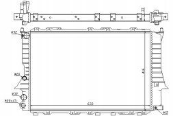 Nissens 60457/NIS Nissens охолоджувач двигуна (мануальний) audi 100, a6 + помічник водія #28
