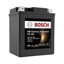 0986FA1010 BOSCH Акумулятор Bosch мото AGM 12В 6Ач 85A