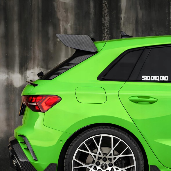 Китай SQ-AD-003 Карбоновий спойлер / кришка даху для Audi RS3 8Y Sportback (2024+) у стилі SQ