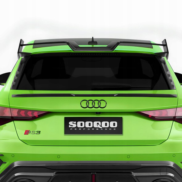 Китай SQ-AD-003 Карбоновий спойлер / кришка даху для Audi RS3 8Y Sportback (2024+) у стилі SQ