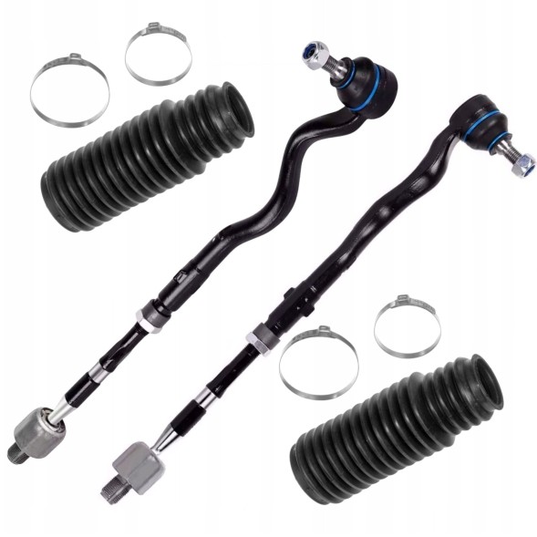 Китай abc-22.07/4Ah НАКОНЕЧНИК ТЯГИ + РУЛЬОВА ТЯГА + КРИШКИ BMW 3 E46 Z4 E85 2 ШТУКИ