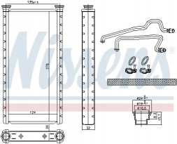 Nissens LR036364 Нагрівач 707221 nissens land rover discovery