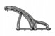 TurboWorks_F PP-KW-219 ВИПУСКНИЙ КОЛЕКТОР CHEVROLET 283/302/305/307/327/350/400 FLOWTECH