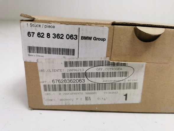 BMW OE 67628362063 OE Електродвигун, склопідйомник передній лівий BMW 3 E46 OE 67628362063