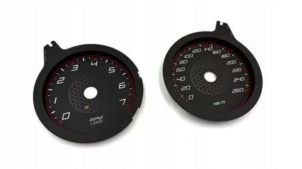 Moman 0089688097151 Dodge CHARGER кільця на панель приладів, заміна циферблатів 160MPH на 260 км/год, авто зі США