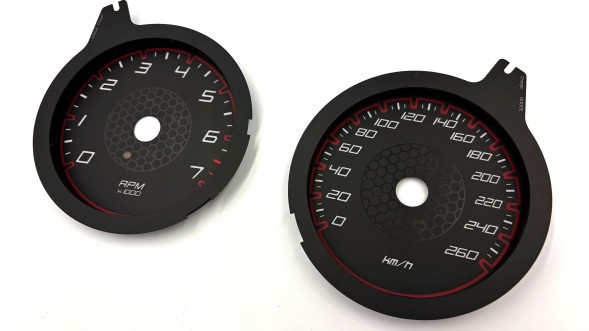 Moman 0089688097151 Dodge CHARGER кільця на панель приладів, заміна циферблатів 160MPH на 260 км/год, авто зі США