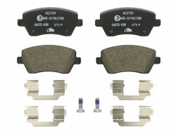 CHINA 13.0460-2709.2 + 24.0122-0216.1 RENAULT MODUS Накладки + передні диски ate renault modus
