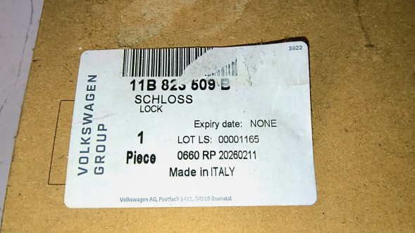 Volkswagen OE 11B823509B MBAP13 ЗАМОК КАПОТУ ПЕРЕДНІЙ VOLKSWAGEN ID7 ID.7