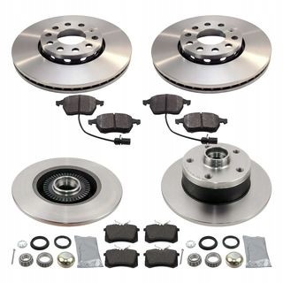 REC TKLPTA4/B5 ДИСКИ, КОЛОДКИ 288 ПІДШИПНИКИ ПЕРЕДНІ + ЗАДНІ AUDI A4 B5 95-
