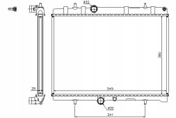 Nissens NIS63606A(iMOTO) Охолоджувач двигуна citroen berlingo berlingo multi + набір водія #37