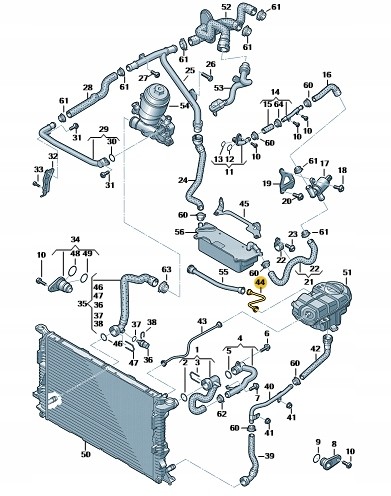 Audi OE 4G0121081CN Труба вентиляції розширювального бака audi a6. Продукт новий, оригінальний