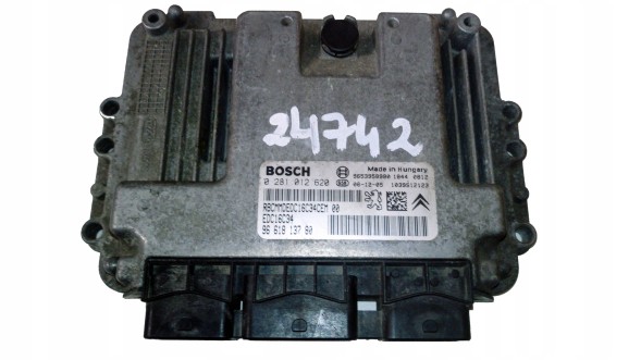 PSA 0281012620 9661813780 BEZ IMMO przygotowany w SDK Блок керування двигуном 0281012620 9661813780 БЕЗ IMMO