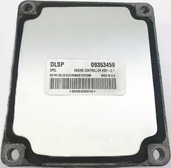 Opel OE Z14XE 09353459 DLSP.1.4VIRGIN БЛОК КЕРУВАННЯ ДВИГУНОМ (ECU) OPEL ASTRA Z14XE 09353459 DLSP